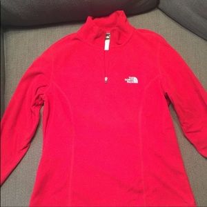 North Face Half Zip Fleece Top